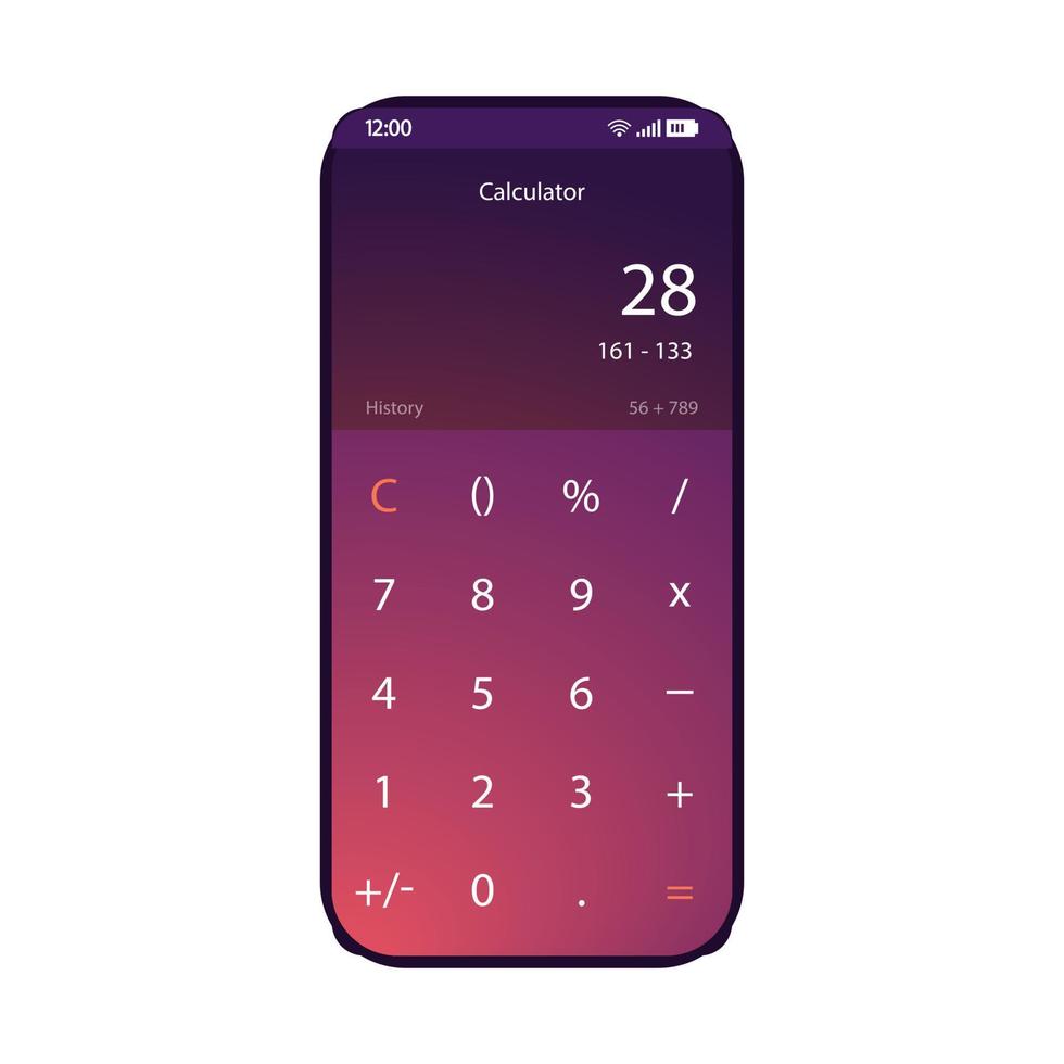 Mobile Calculator