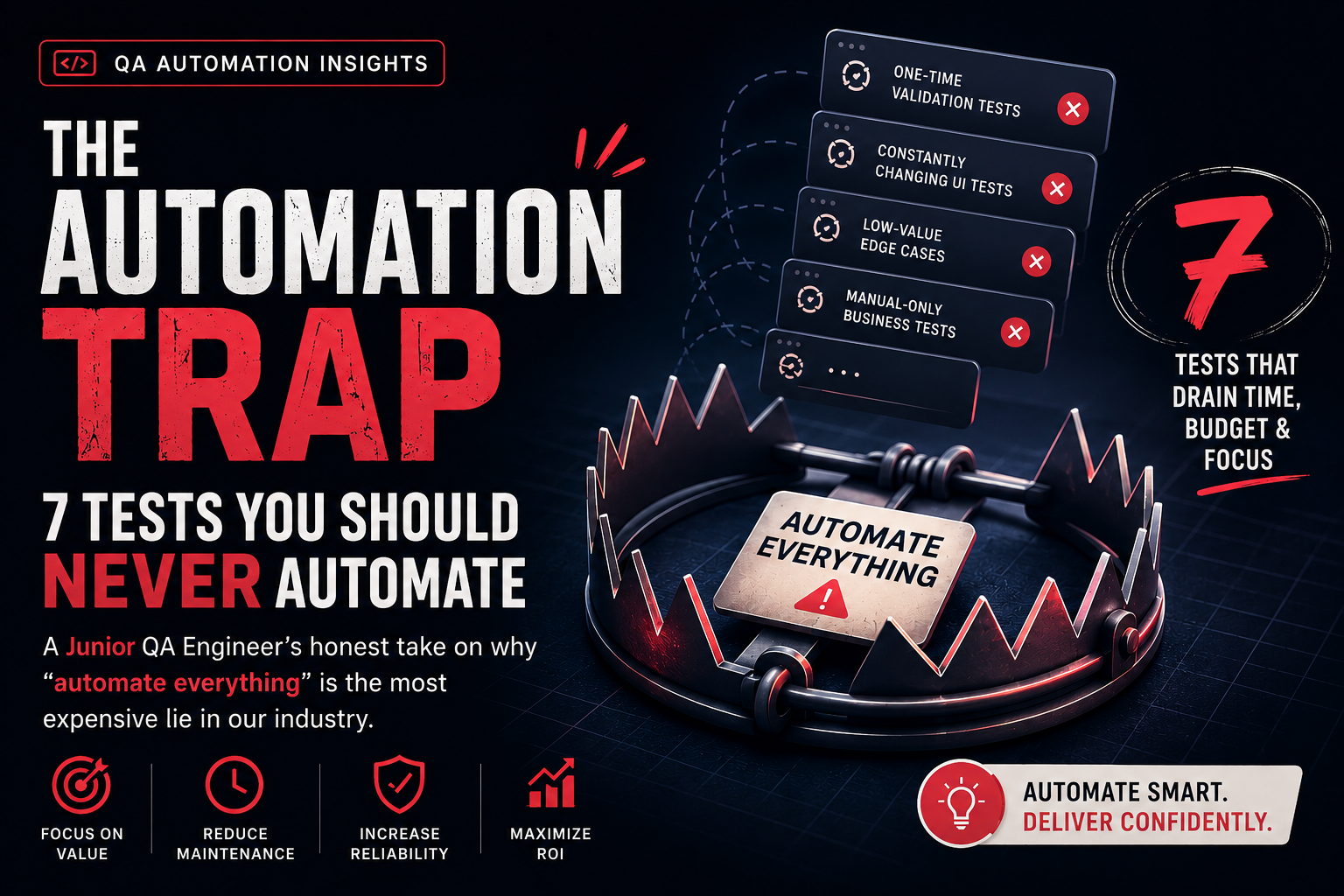 The Automation Trap: 7 Tests You Should NEVER Automate