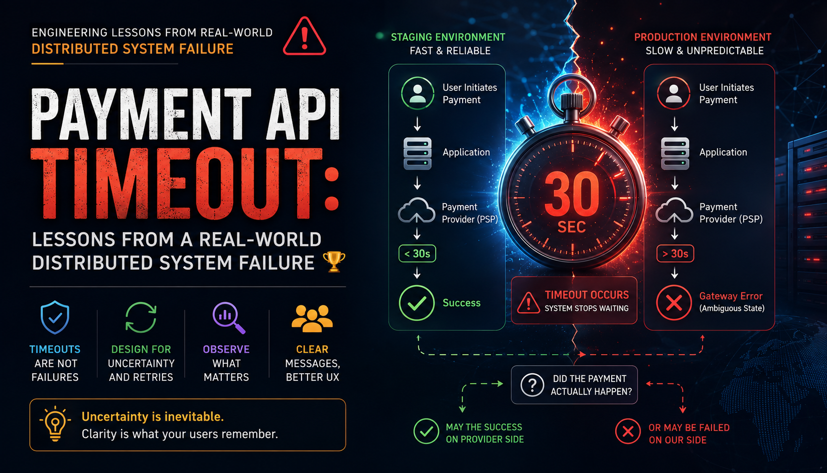 Payment API Timeout: Lessons from a Real-World Distributed System Failure 🏆